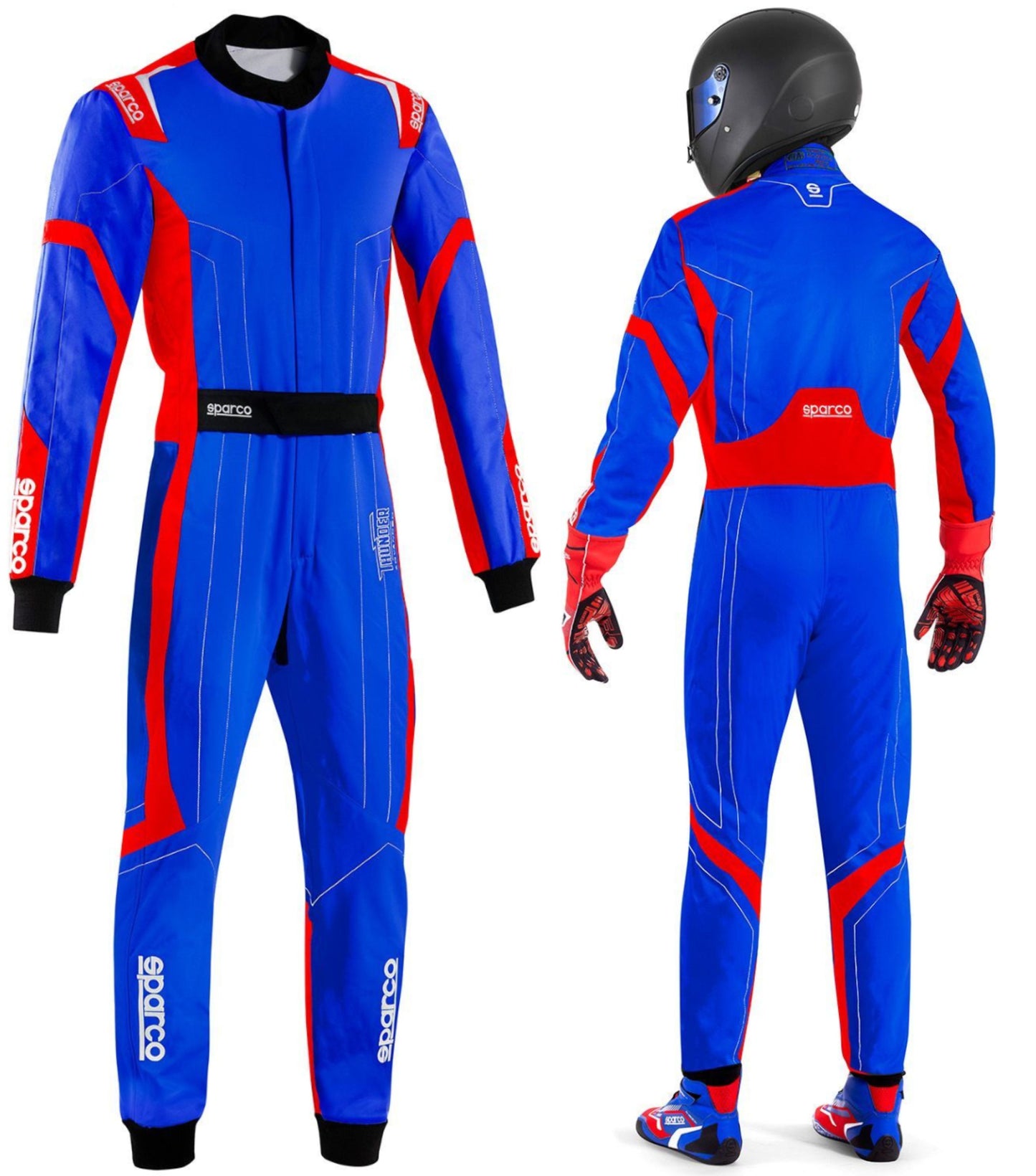 Karting Racing Suit Blue Red – Professional Lightweight Racewear