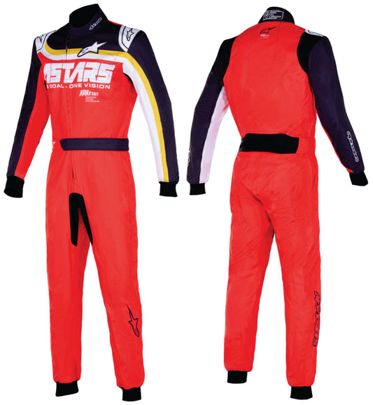 Custom Style Red Kart Racing Suit – Lightweight Breathable Go Kart Racewear