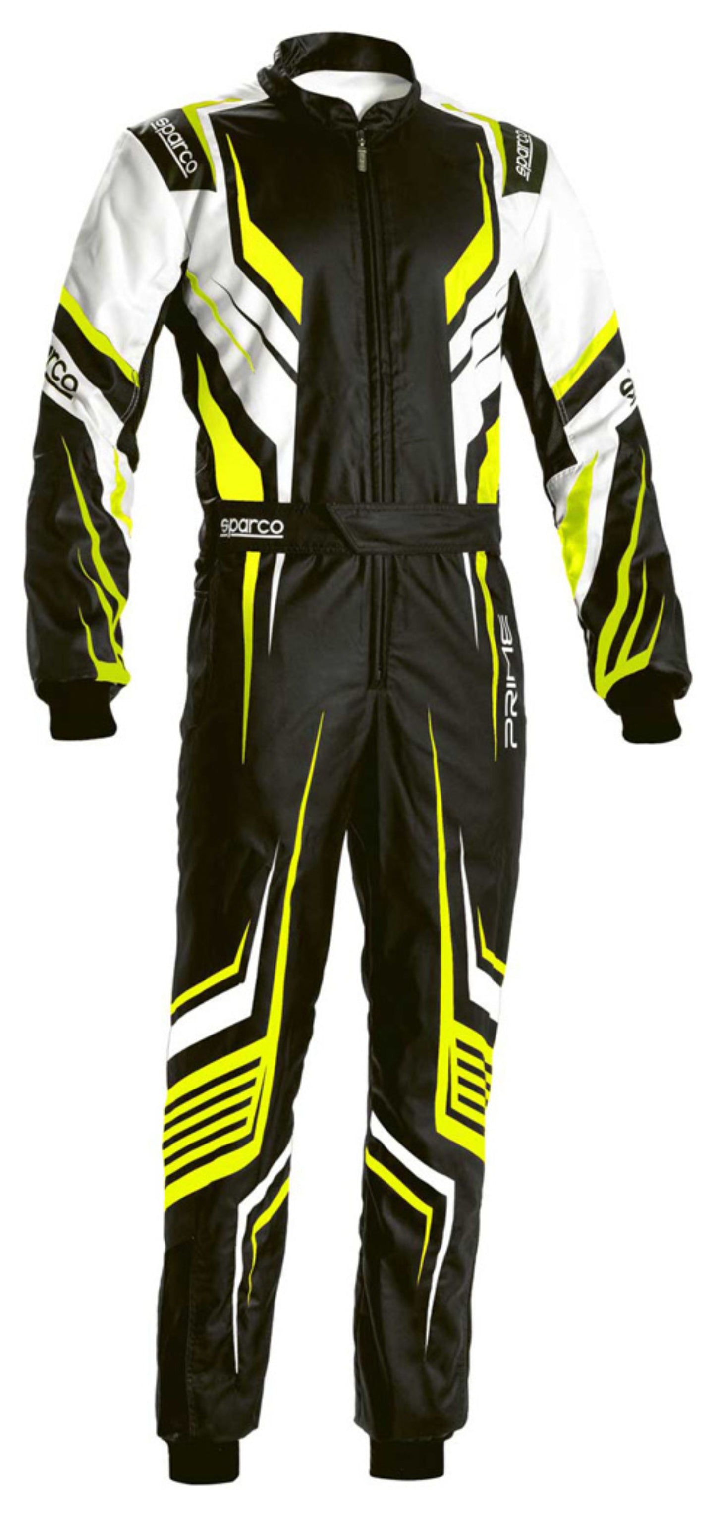 Black & Neon Yellow Kart Racing Suit – Lightweight Professional Go Kart Racewear