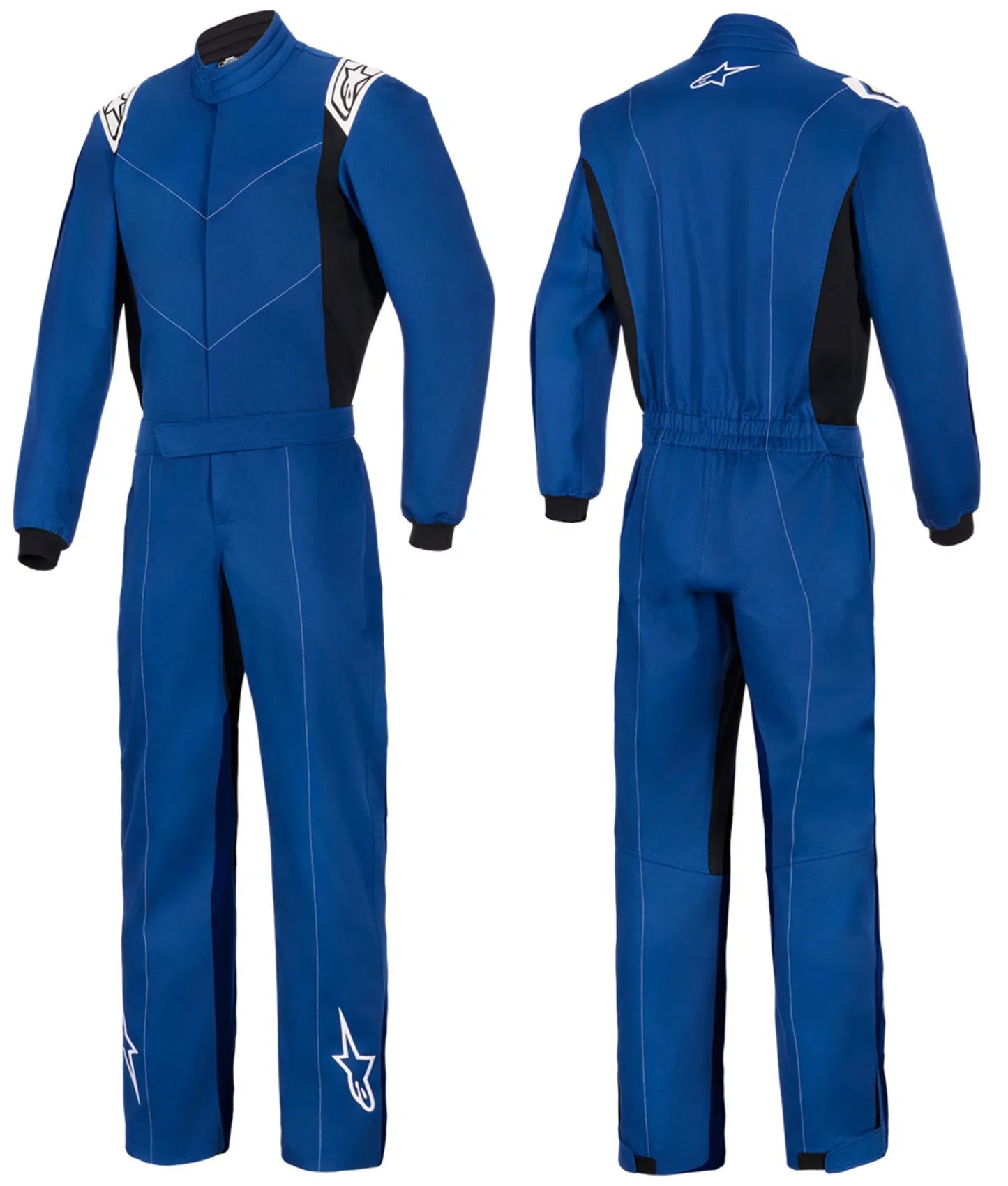 Premium Blue Kart Racing Suit Lightweight Professional Karting Racewear