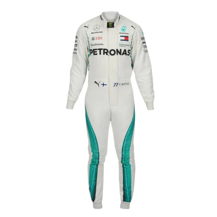 F1 Race Suit Replica Valtteri Bottas White